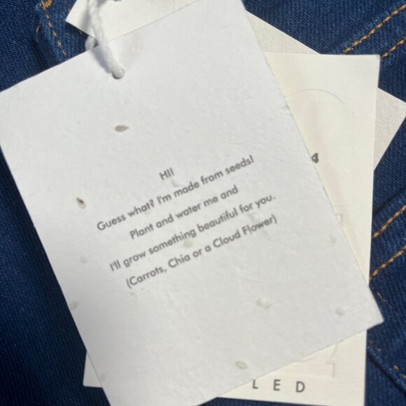 ÉTICA Micki Cropped Flare Jeans in Pure Blue - Picture 7 of 8